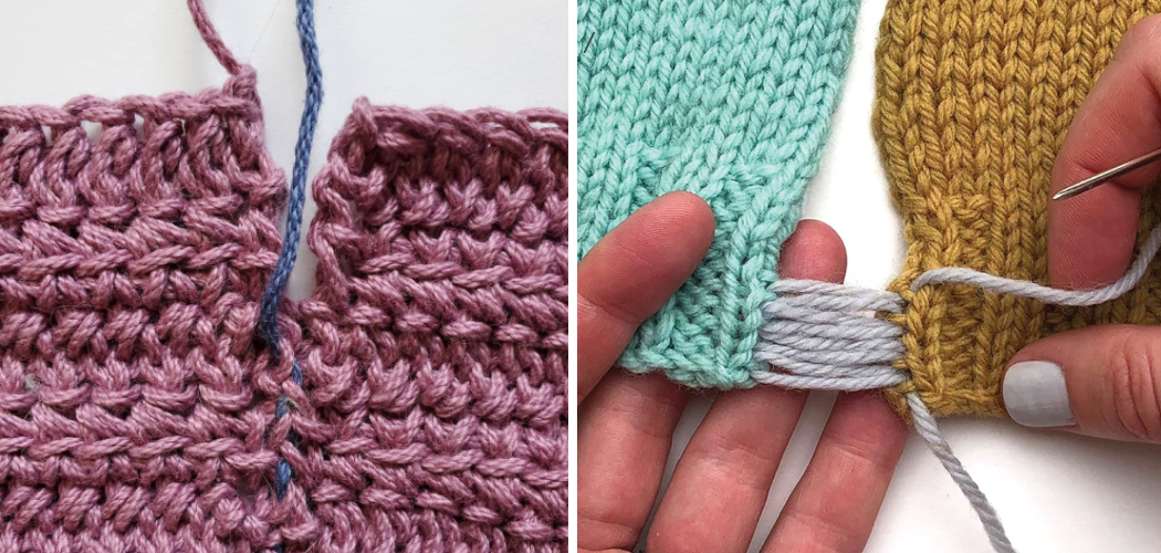 How to Mattress Stitch Crochet