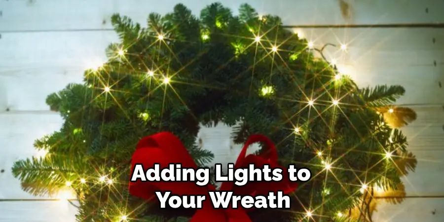 Adding Lights to Your Wreath