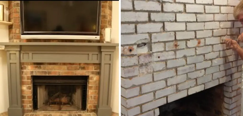 How to Add a Mantel to a Brick Fireplace