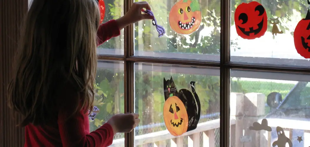 How to Apply Halloween Window Clings
