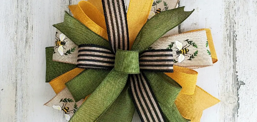 How to Fold Ribbon for Wreath