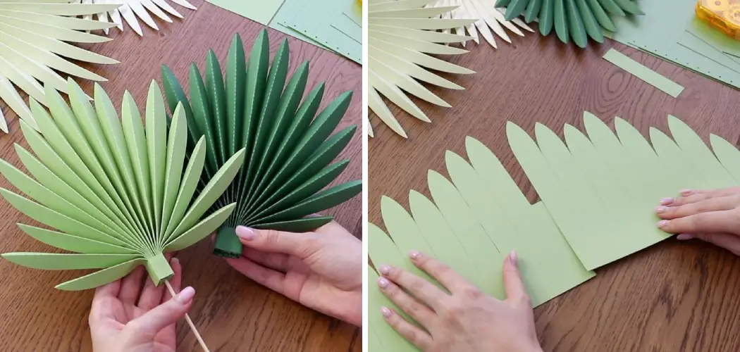 How to Make Paper Palm Leaves