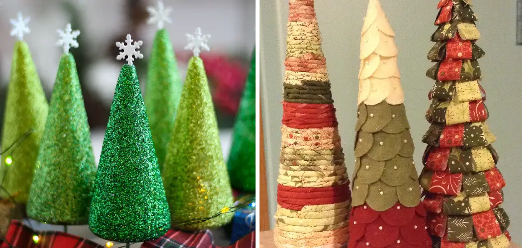 How to Make a Christmas Tree with a Styrofoam Cone