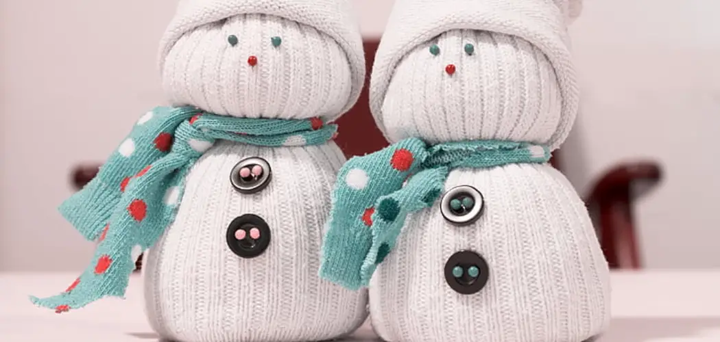 How to Make a Fabric Snowman