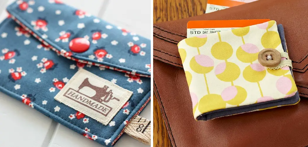 How to Make a Wallet Out of Fabric