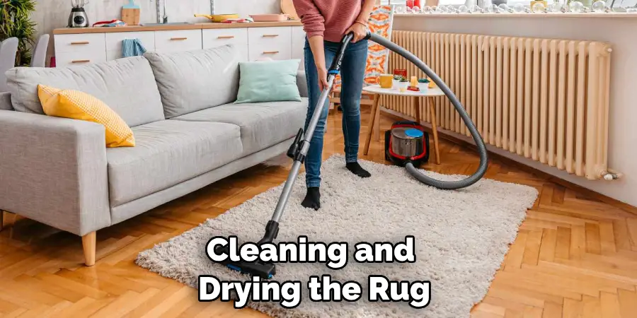 Regularly Cleaning and Drying the Rug