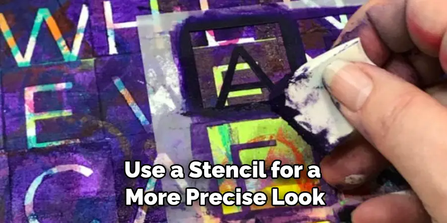 Use a Stencil for a More Precise Look