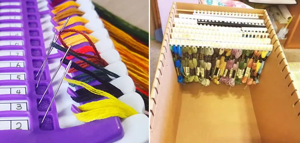 How to Make a Cross Stitch Floss Organizer