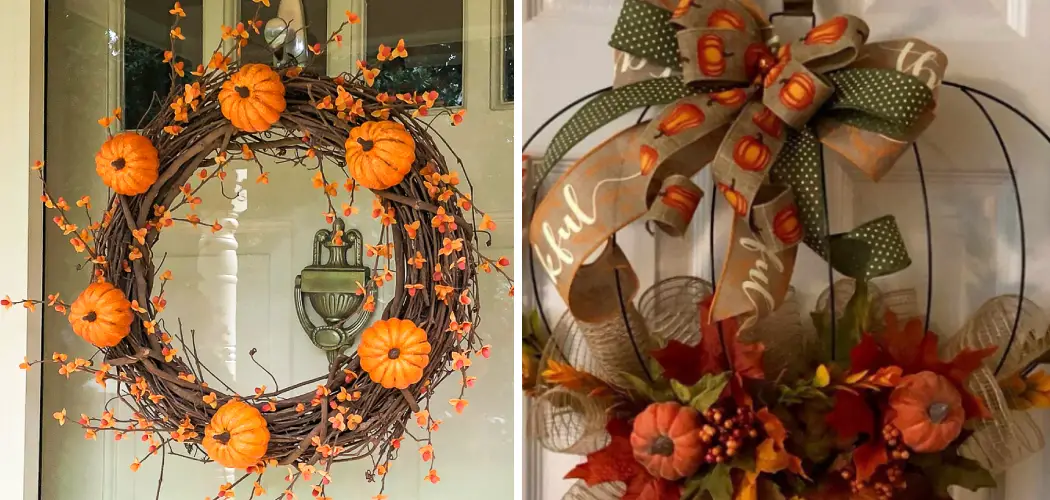 How to Decorate a Pumpkin Wreath