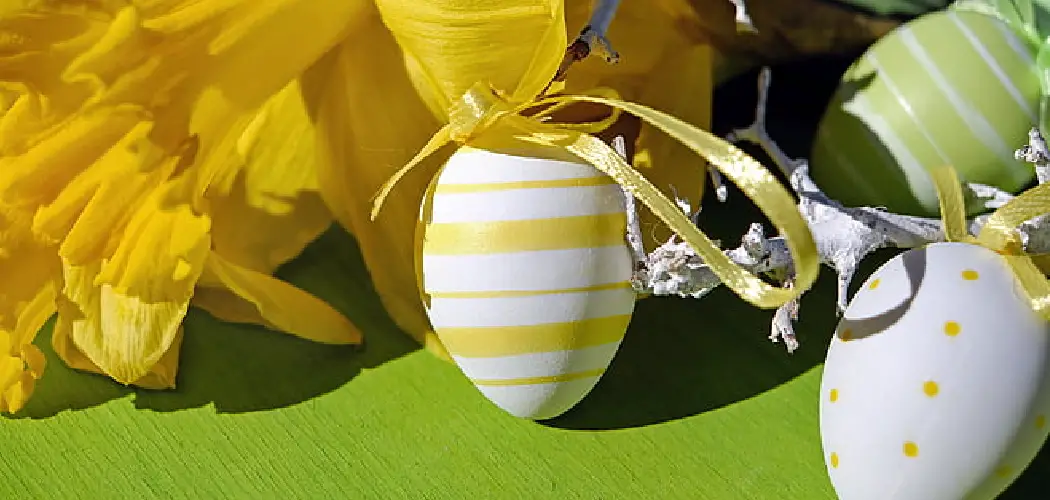 How to Make an Easter Egg Wreath