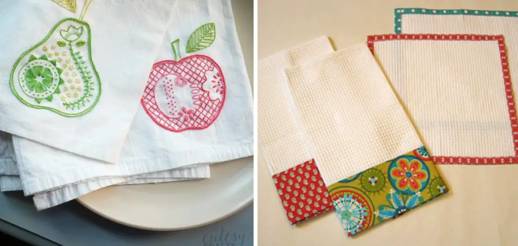 How to Sew a Tea Towel