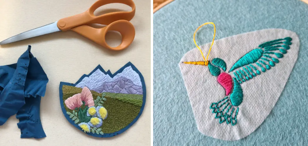 How to Turn Embroidery into a Patch