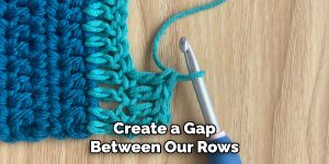 how to start new row double crochet