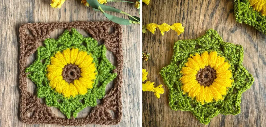 How to Make a Sunflower Granny Square