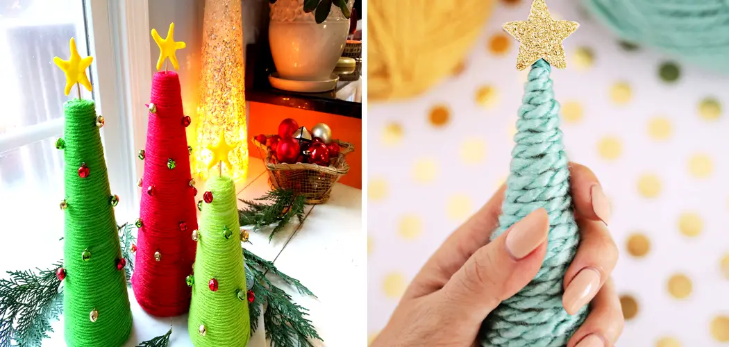 How to Make a Yarn Christmas Tree