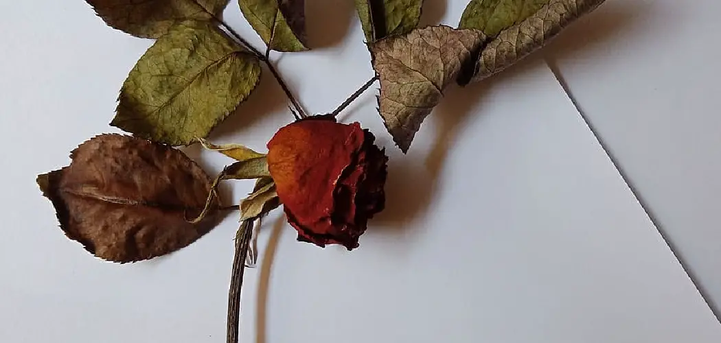 How to Frame Dried Roses