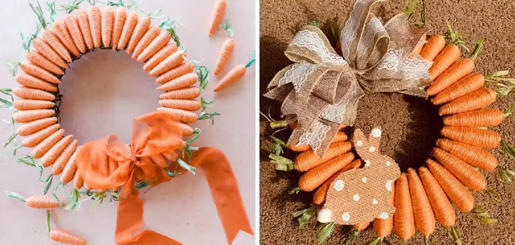 How to Make a Charming Carrot Wreath