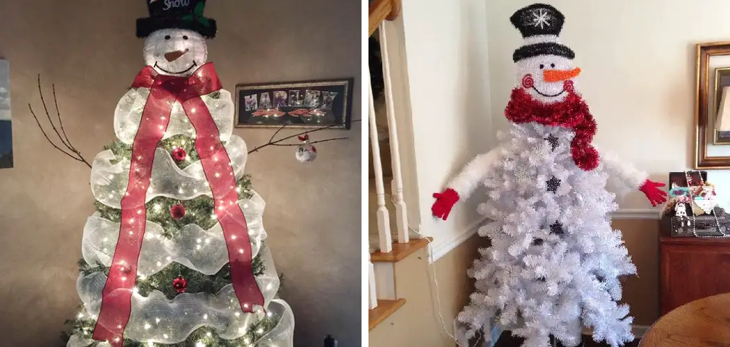 How to Make a Snowman Christmas Tree