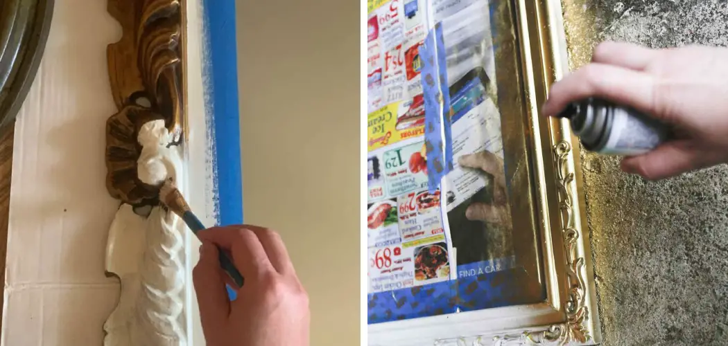 How to Paint Mirror Frames